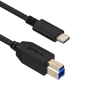 CBUS 6ft USB-C to USB-B USB 3.0 Cable Compatible with iFi Zen DAC, Dell Monitors, Printers Scanners,