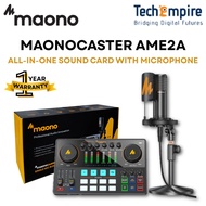 Maono AME2A , AME2 AM-E2 Maonocaster Integrated Audio Production Studio Sound Card for Studio