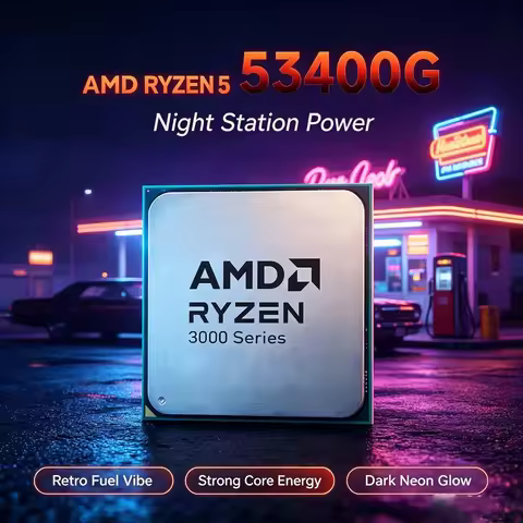 AMD Ryzen 5 3400G R5 3400G Desktop CPU Processor 4-Core 8-Thread AM4 Socket 4.2GHz APU Gaming CPU