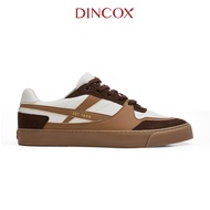 New Arrivals | Giày Da Sneaker Nam Nữ DC39 MOCHA Dincox Shoes Đế Bằng - Microfiber Leather