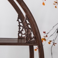 Chinese antique wood-sized pots Chicken frame solid and set antique tea wings bogus display decorati