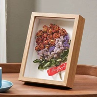 3D Hollow Photo Frame Thickness-3CM Art 3D Frame Dry Flower DIY Display Frame Preservation Specimen 