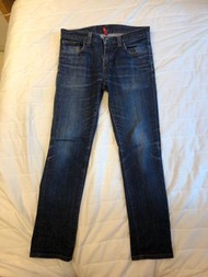 Uniqlo T000 skinny jeans denim W30 修身洗白 水洗 復古 直筒丹寧牛仔褲 &amp; j crew 卡其褲