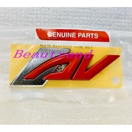 Perodua Bezza Alza AV Word Emblem Original Logo Tulisan Lambang Perodua Kereta Myvi 2018 2019 2020 2