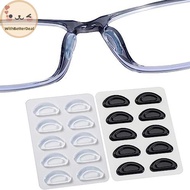 Better 5pairs Eyeglasses Anti Slip Nose Pads Soft Silicone Adhesive Glasses Nose Pads For Plastic Fr