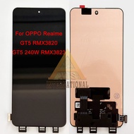6.74 "Amoled ของแท้สำหรับ Realme OPPO จอแสดงผล LCD RMX3820 GT5หน้าจอสัมผัสสำหรับ Realme GT 5 240W RM
