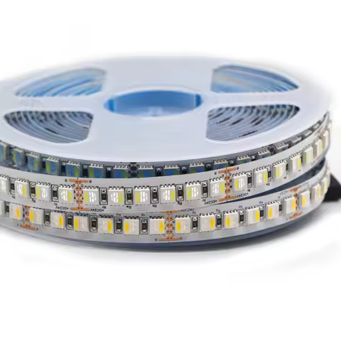 High CRI 95+ 24V RGBW/RGB+WW 4 Color in 1 LED Chip 120Leds/m Flexible LED Strip Light String DIY Roo