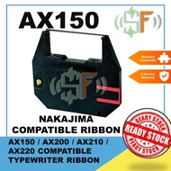 Compatible Nakajima AX150 AX 150 AX200 AX210 AX220 Black Typewriter Ribbon For AX150 AX200 AX230 Can