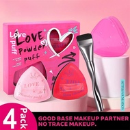 Ultra Soft Makeup Powder Puff Facial Make Up Brush Set With Sponge For Air Cushion, Foundation H9o3