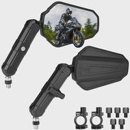 KEMIMOTO กระจกรถจักรยานยนต์ M8 M10 Bolt Handlebar กระจก Universal Emark กระจกมองหลังรถจักรยานยนต์พับ