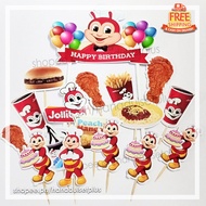 Jollibee Cake Topper | Cake Topper | cup cake toppers | Set ♥ hdsph