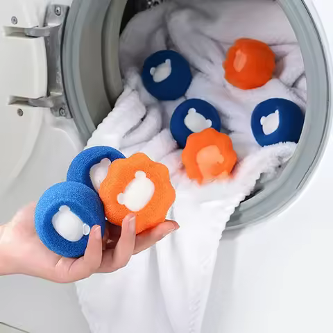 Dog Cat Pet Hair Remover 3PCS Reusable Hair Remover Washing Machine Hair Catcher Laundry Ball Dryer