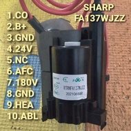 FBT TV SHARP FLYBACK BSC 25 - 0217B / RTRNFA137WJZZ / FA 137 WJZZ / BSC25 0217B FLAT SLIM 21 INCH