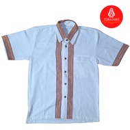 TORAJAKU Baju Tenun Toraja Pria Kemeja Tenun Toraja Pria – Baju Etnik dengan Motif Khas Toraja Lenga