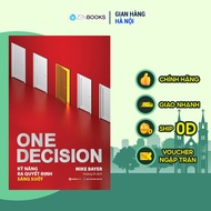 Book - One Decision - Smart Decision Making Skills - Saigonbooks