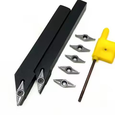 10pcs VCGT110304 SVJCR1010H11 SVJCR1212H11 SVJCR1616H11 External Turning Tool Holder CNC Lathe Tools