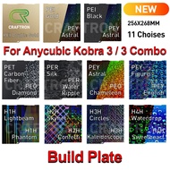 Anycubic Kobra 3 Build Plate 256x268 Double Side Spring Steel PEO PET PEY PER H1H Sheet Heated Bed