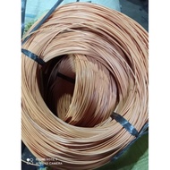 GROSIR Bahan anyaman rotan plastik bulat (core) sintetis ukuran 2,5 mm