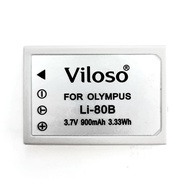 Viloso LI-80B 80B li80b 80b Camera Battery For Olympus Digital Camera