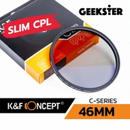 CPL Filter K&F HMC Slim ฟิลเตอร์ ชิ้นแก้ว Japan C-Series Blue Coating Double Side Multicoated Circul