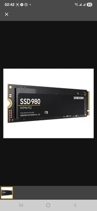 Samsung SSD 980 NVMe M.2 1TB
