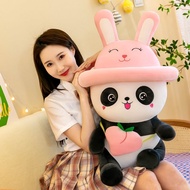Plush Toy Peach Panda Doll Cute Big Children Ragdoll Girl Mascot Pillow Pier