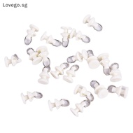 Lovego 20pcs Curtain Track Glider Rail Curtain Hook Rollers Curtain Tracks Accessories SG