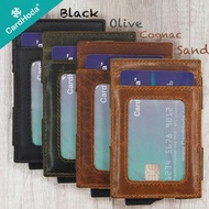 CardHoda - RFID智能防盜真皮卡套 Cow Oil 淺啡色
