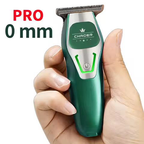 Professional Hair Clipper for Barber Salon Men Shaver Electric Beard Trimmer T Blade 0 MM Cordless H