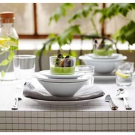 (SET OF 6) IKEA Stackable Clear Drinking Glass / Gelas Kaca / Dessert Bowl