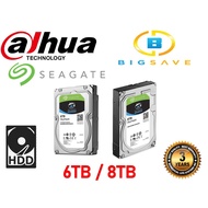 SEAGATE SKYHAWK HARD DISK 6TB/ 8TB SURVEILLANCE HDD INTERNAL HARD DISK