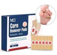 24ชิ้น/กล่อง พลาสเตอร์หูดตาปลา แท๊กหูด ตาปลา สำหรับมือและเท้า Corn Remover Pads 24 Pads/box of Foot 