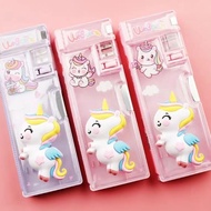 Gratis Ongkir -  Kotak Pensil Case Magnet Untuk Anak Tk & Sd / Kotak Pensil Anak Lengkap Dengan Peru