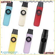 LETTER ABS Kazoo, Lightweight Portable Kazoo Flute, Keyboard Accompaniment Reusable Professional Kaz