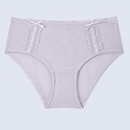 6IXTY8IGHT IRON SOLID Marshmallow Modal Hipster Panty Lace Briefs Mid Waist Antibacterial Women Unde