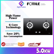 5.0kW FOTILE Super Flame Gas Hob with 12 Safety Features | GHG78211