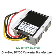 【Estima】 Waterproof 12V to 48V 2A 96W DC to DC Boost Converter 12V-48V DC-DC Step Up Car Power Conve