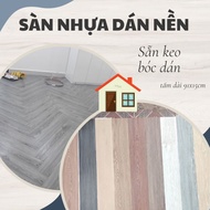 (Spot delivery) Plastic floor panels 91x15cm long, many colors, ready to peel and stick (7 sheets = 