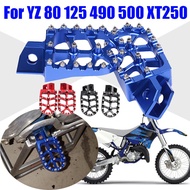 Dirt Bike Motorcycle Footrest Footpegs Foot Pegs Rests Pedal Parts For Yamaha YZ80 YZ125 YZ250 YZ490