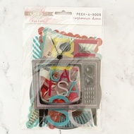 Glitz Design Cashmere Dame Peek-A-Boo Transparencies Die Cuts 8/Pkg