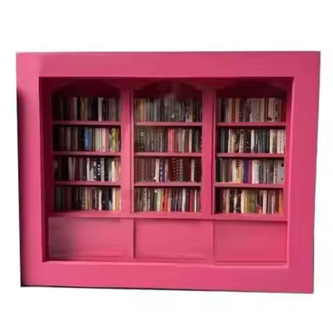 A19F-Miniature Bookshelf Ornaments, Mini Books, Gifts To Anxiety, Living Room Office Decoration