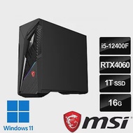 msi微星 Infinite S3 12B-1615TW RTX4060 電競桌機 (i5-12400F/16G/1T SSD/RTX4060-8G/Win11)