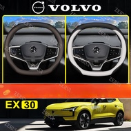 ZR For 2024 VOLVO EX30 Car Interior Modification Steering Wheel Cover Especially Ultra Thin Grip Cov