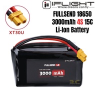 iFlight FULLSEND VTC6 18650 4S1P 3000mAh 15C 14.8V Li-Ion Battery for Long Range - XT30 MX3000/15-4S