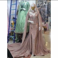 gaun pengantin muslimah kebaya pengantin modern wedding dress