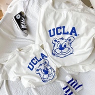 ♈▣ Hobsclothing - เสื้อยืด จัมเปอร์เด็ก และกระเป๋าโท้ท ลายหมี UCLA BEAR น่ารัก สําหรับครอบครัว และผู้ใหญ่
