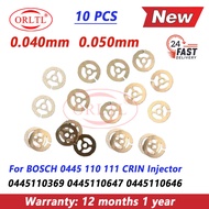 10PCS Diesel Injector Residual Air Gap Adjust Shim 0.040 0.050mm 0445110646 0445110369 0445110647 03