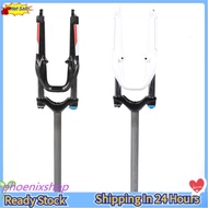 Phoenixshop Bike Front Fork  Mountain 20in Bicycle Extended Head Tube Oil Pressure Suspension for Folding Accessory