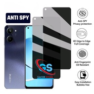 LAYAR Tempered Glass Full Screen Anti Spy Privacy Realme C75/C75 4G C75 5G C75X C73 C71 C67/ C67 5G 