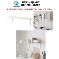 Wall shelf, white and white, 59x20 cm SIBBHULT BURHULT